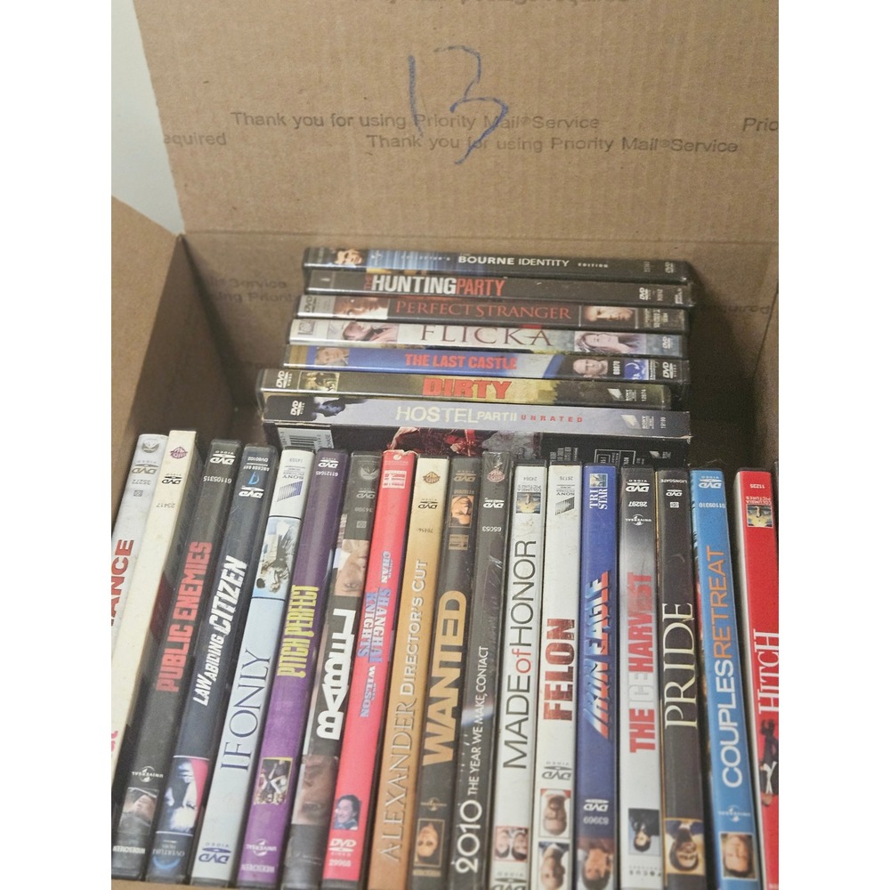 DVD Movie Lot -26 Pitch Perfect Bourne Identity Public Enemies Hostel II Bundle